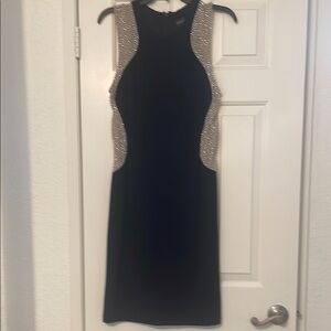 Elegant Black and Silver Dress
